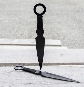Vrhací nože mini string, 16cm, 3 kusy, černé