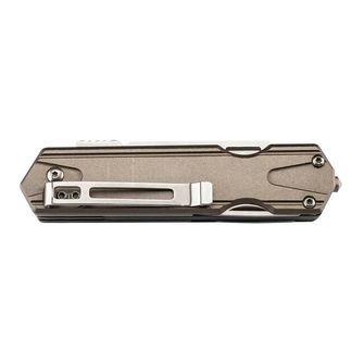 Herbertz multifunkční jednoruční nůž 6,5cm, 7 funkcí, hliník, zlatá barva
