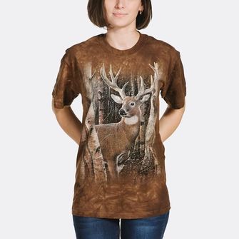 The Mountain 3D tričko jelen v lese, unisex