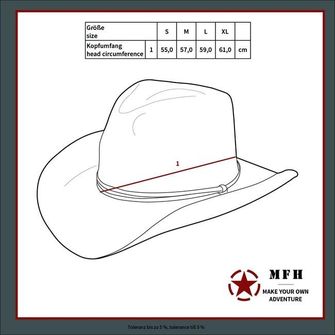 MFH Boonie Rip-Stop klobouk, vzor 95 CZ tarn