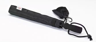 EuroSchirm teleScope handsfree UV teleskopický trekingový deštník s uchycením na batoh, černý reflexní