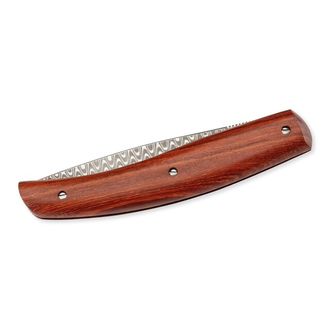 Kapesní nůž Herbertz Damast Sandel 8,5cm, hnědé dřevo