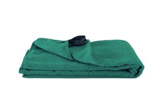 Froté ručník BasicNature 75 x 150 cm oceánsky zelený s rukávem