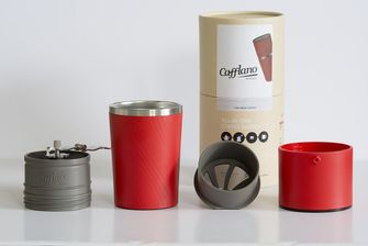 Cafflano Klassic kávovar, červený