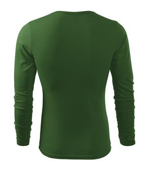 tričko s dlouhým rukávem Adler Fit zelené zezadu 