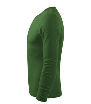 tričko s dlouhým rukávem Adler Fit zelené z profilu