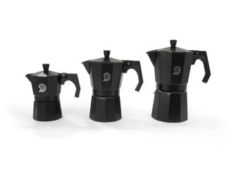 Origin Outdoors Espresso kávovar na 3 šálky, černý