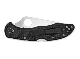 Spyderco Delica 4 Lightweight kapesní nůž 7,5 cm černý, FRN