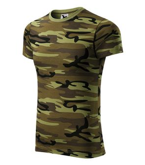 Malfini Camouflage krátké tričko, green, 160g/m2