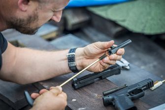 Helikon-Tex Sada na čištění pistole kalibru .38 / 9 mm - měděná - černá