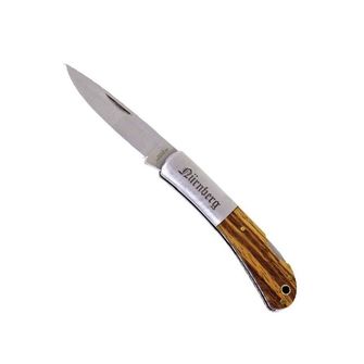 Haller Kapesní nůž Tame Stahlbacken Zebraholz, 420rsf, 60mm