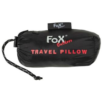 Fox Outdoor Cestovní polštář, nafukovací, černý