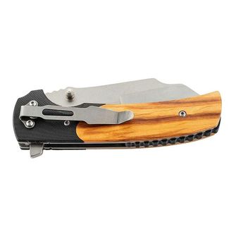 Jednoruční kapesní nůž Herbertz 9cm, G10, dřevo Eunymus, černý