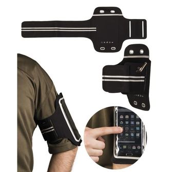 Mil-Tec LYCRA® pouzdro pro smartphone na biceps černé