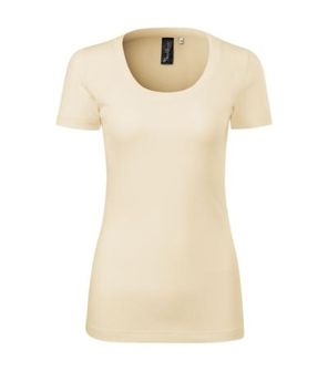 Malfini Merino Rise dámské krátké tričko, mandlové
