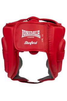 Lonsdale Stanford Box tréninková přilba chránič hlavy, červená