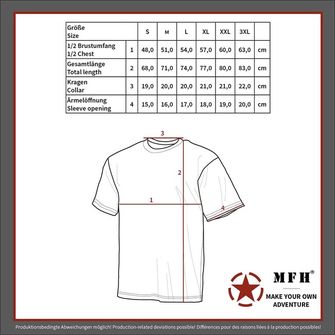 MFH American Streetstyle tričko s krátkým rukávem, AT-digital