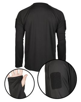 Mil-Tec Taktické rychleschnoucí tričko s dlouhým rukávem, černé