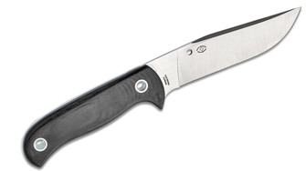 Spyderco Bradley Bowie nůž s pevnou čepelí 13 cm, černý, G10, pouzdro, FRN