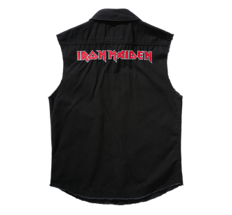 Brandit Iron Maiden Vintage tričko bez rukávů NOTB, černé