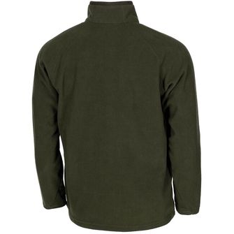 MFH fleecové tričko s dlouhým rukávem Troyer, OD green