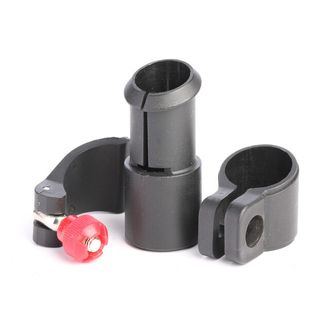 Warp ND - flip-lock mechanika FL-14, černé tělo/černá plastová páčka/červená matička, průměr 18mm
