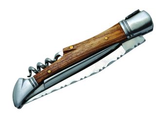 Laguiole DUB050 kapesní nůž, čepel 12cm, vývrtka, rukojeť zebrawood