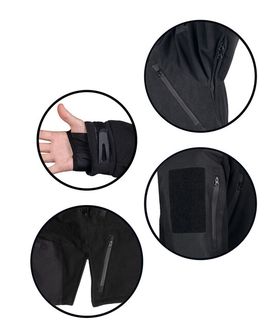 Mil-Tec fleecová bunda Plus, černá