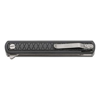 Jednoruční kapesní nůž Herbertz 9cm, CNC frézovaný G10, černý