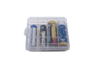 BasicNature Box na baterie pro 4 baterie průhledný
