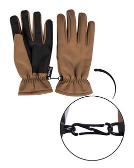 Mil-Tec Softshellové rukavice Thinsulate™ tmavý kojot