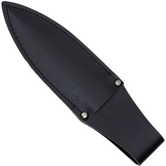 MUELA nůž s pevnou čepelí Wurf mit Lederscheide