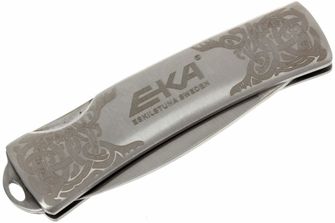 Eka Classic 5 pánský kapesní nůž 5,6 cm, celokožený, ozdoby