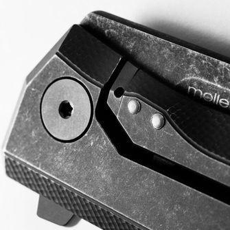Lionsteel Myto je hi-tech EDC zavírací celočerný nůž s čepelí z ocele M390 s klipem na opasek MYTO MT01B BW