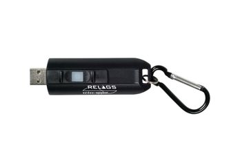 BasicNature USB LED klíčenka černá