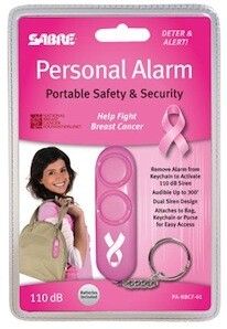 SABRE RED osobní alarm dual, 120db růžový