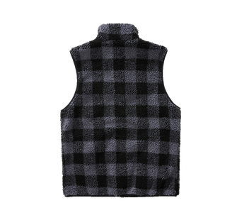 Fleecová vesta Brandit Teddyfleece, černá/šedá