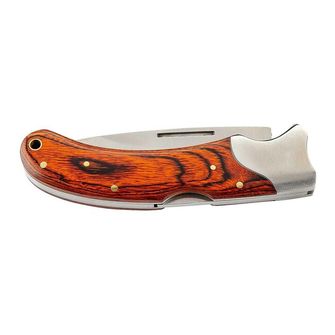 Kapesní nůž Herbertz 8 cm, dřevo Pakka s kováním z nerezové oceli