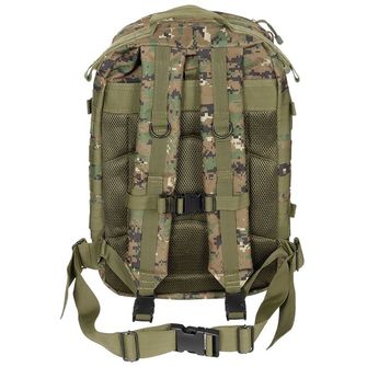 MFH Backpack Assault II, digitální les