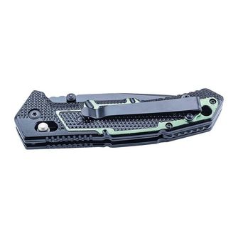 Jednoruční kapesní nůž Herbertz 9,4 cm Axis Lock, hliníková konstrukce, černo-zelená barva