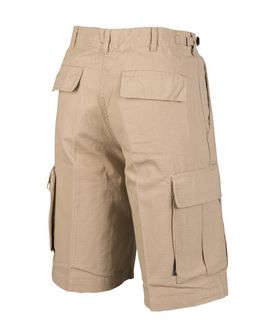 Mil-Tec Kalhoty krátké US typ BDU rip-stop předprané khaki