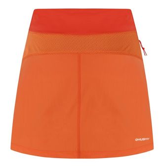 HUSKY dámská funkční sukně s kraťasy Flamy L, oranžová