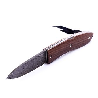Lionsteel Kapesní nůž s čepelí z damascénské oceli 8800D-CB Opera