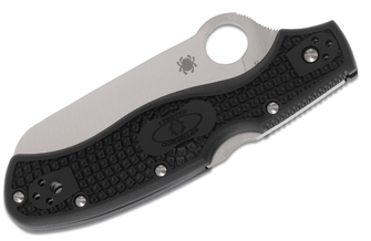 Kapesní záchranářský nůž Spyderco Rescue 3 9,3 cm, černý, FRN