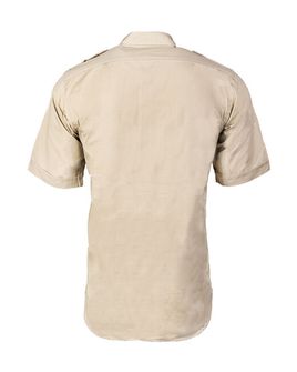 Mil-Tec Košile TROPICAL krátký rukáv na knoflíky khaki