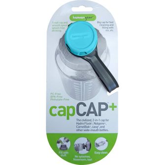 humangear capCAP+ Uzávěr lahve o průměru 5,3 cm světle modrý