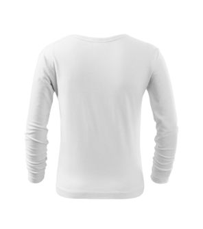 Malfini Fit-T LS dětské tričko s dlouhým rukávem, bílé