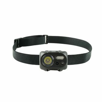 Technician headlamp with rubberized, LED CREE L2, Micro-USB, red light