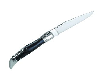 Laguiole DUB041 kapesní nůž, čepel 11cm, ocel 440, rukojeť černá rohovina