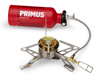 Vařič PRIMUS OmniFuel II s palivovou lahví a pouzdrem